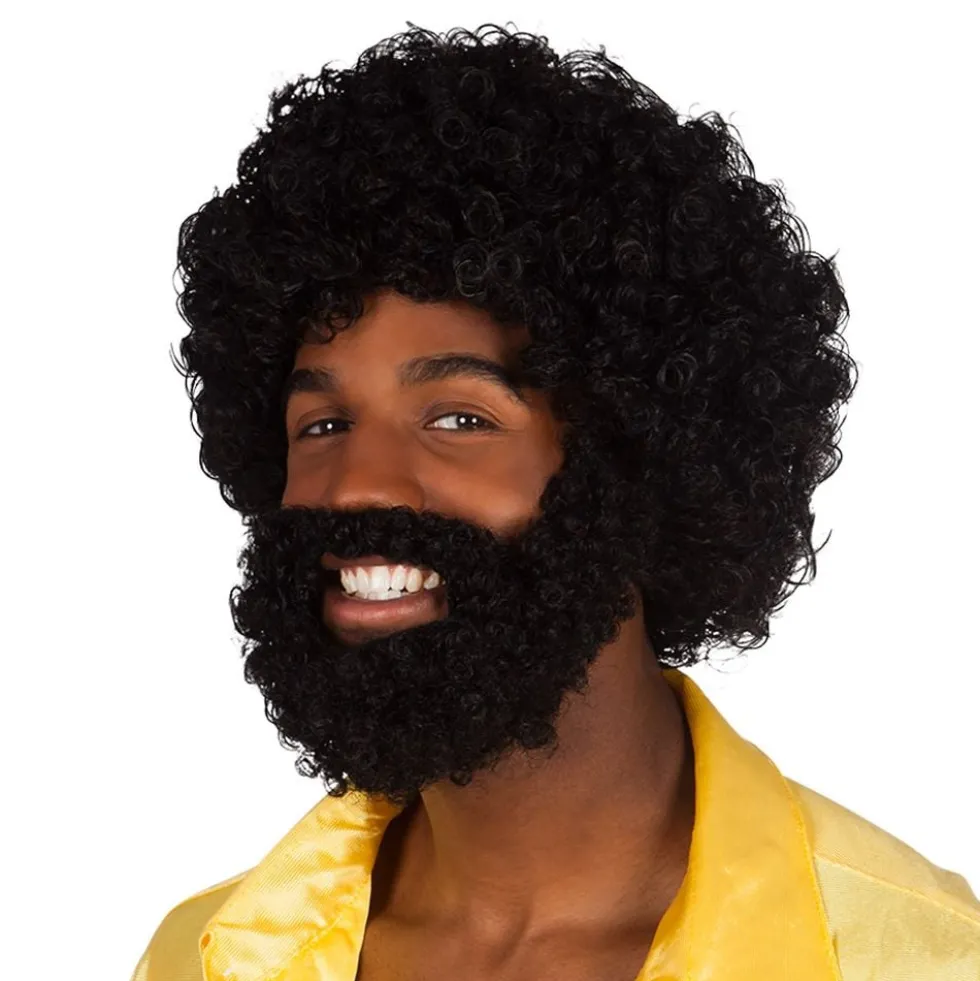 Afro Paryksæt Sort