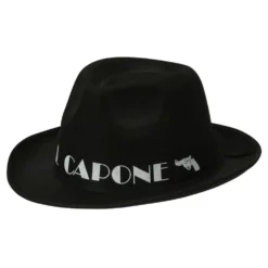 Al Capone Sort Gangsterhat
