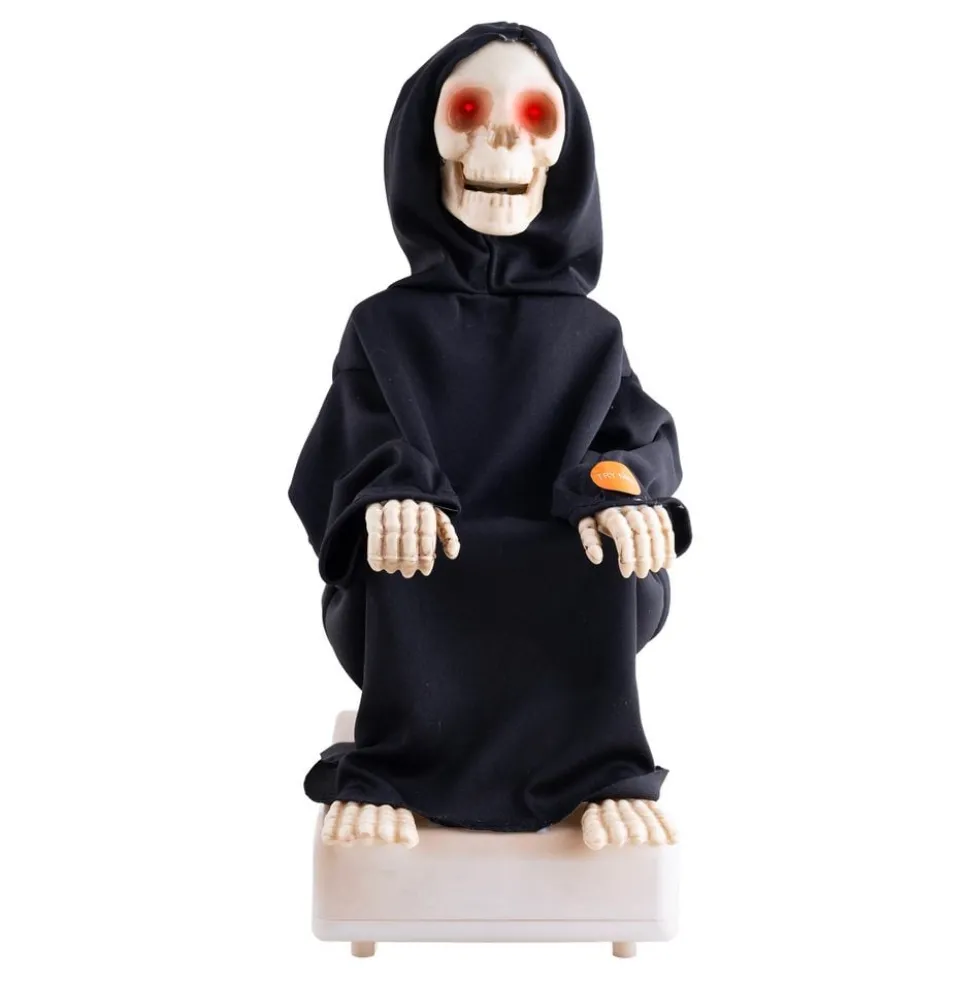 Animeret Skelet på Toilet Prop