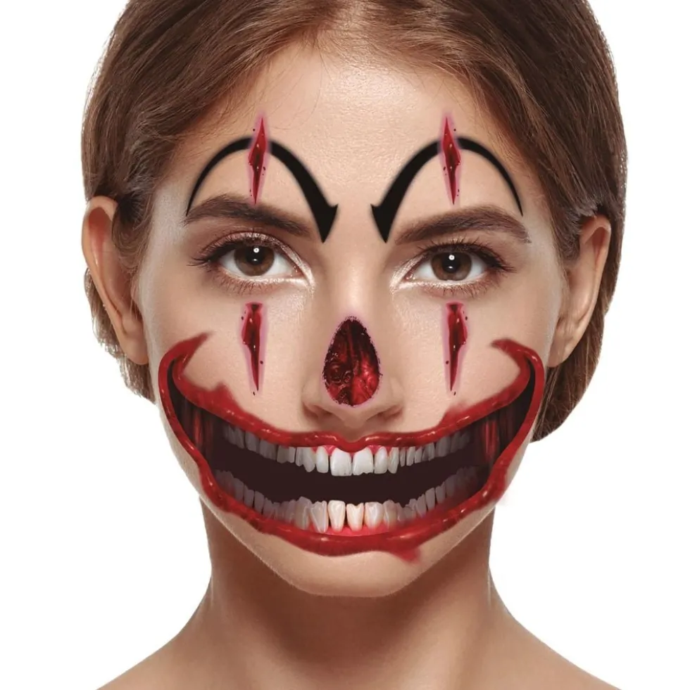 Ansigtstatoveringer Creepy Clown