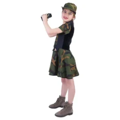 Armykjole Børnekostume