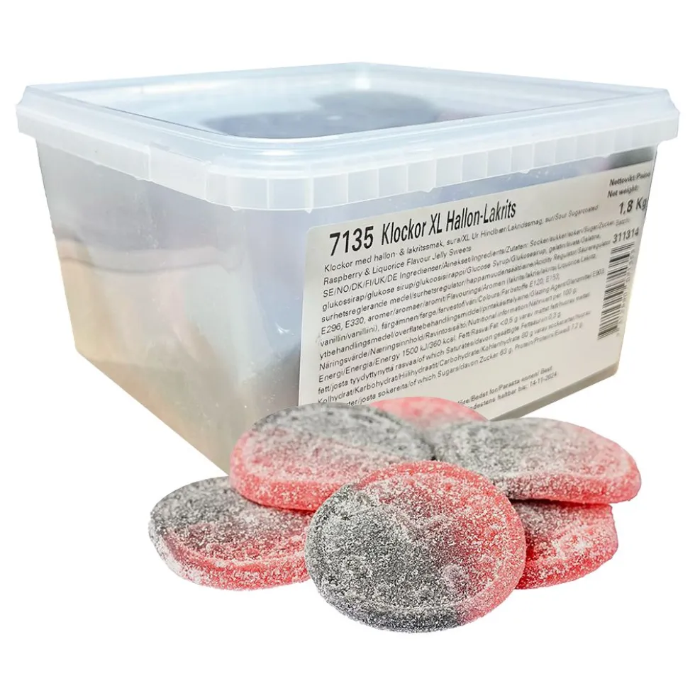 Aroma Ure XL Hindbær-Lakrids Storpak