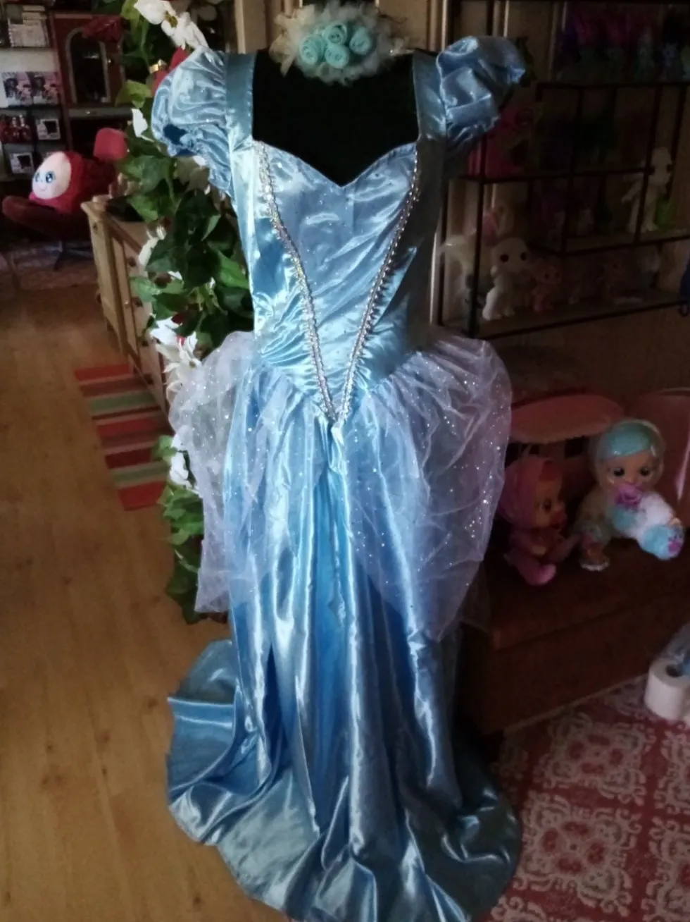 Askepot Balkjole Kostume Deluxe