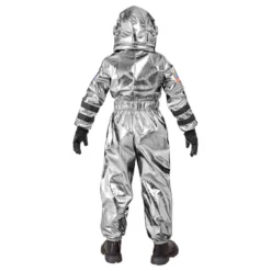 Astronaut Silver Metallic Børnekostume