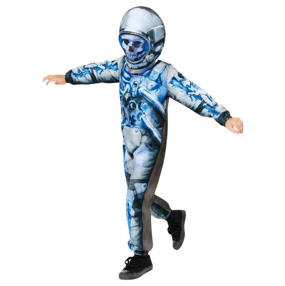 Astronaut Skelet Børnekostume