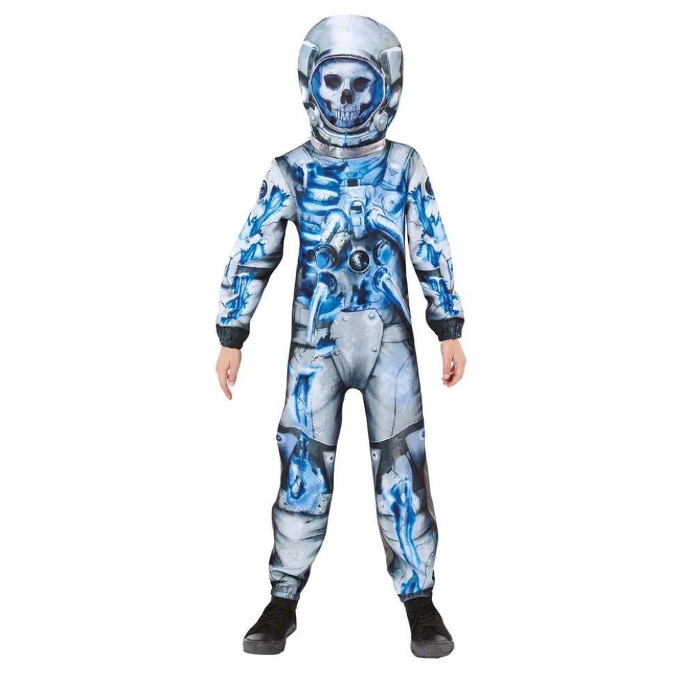 Astronaut Skelet Børnekostume
