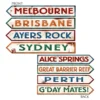 Australske Vejskilte Dekoration