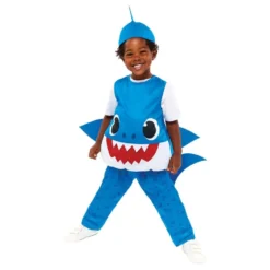 Baby Shark Blå Børnekostume