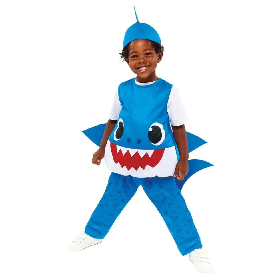 Baby Shark Blå Børnekostume