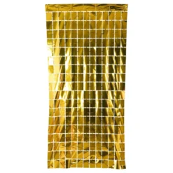 Backdrop Gardin Kvadratisk Guld