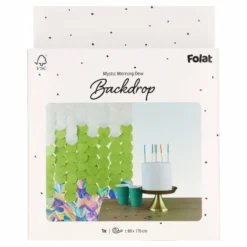 Backdrop Grøn/Hvid