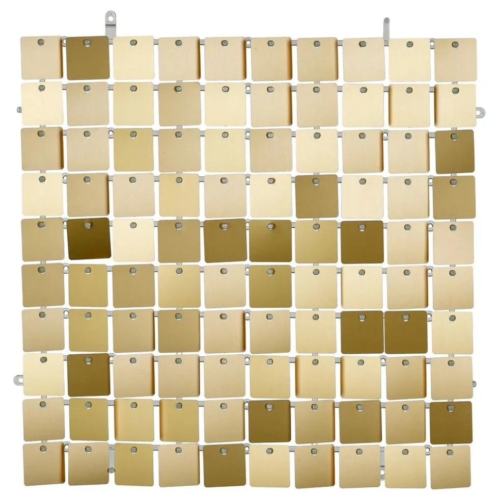 Backdrop Pailletpanel Lyseguld