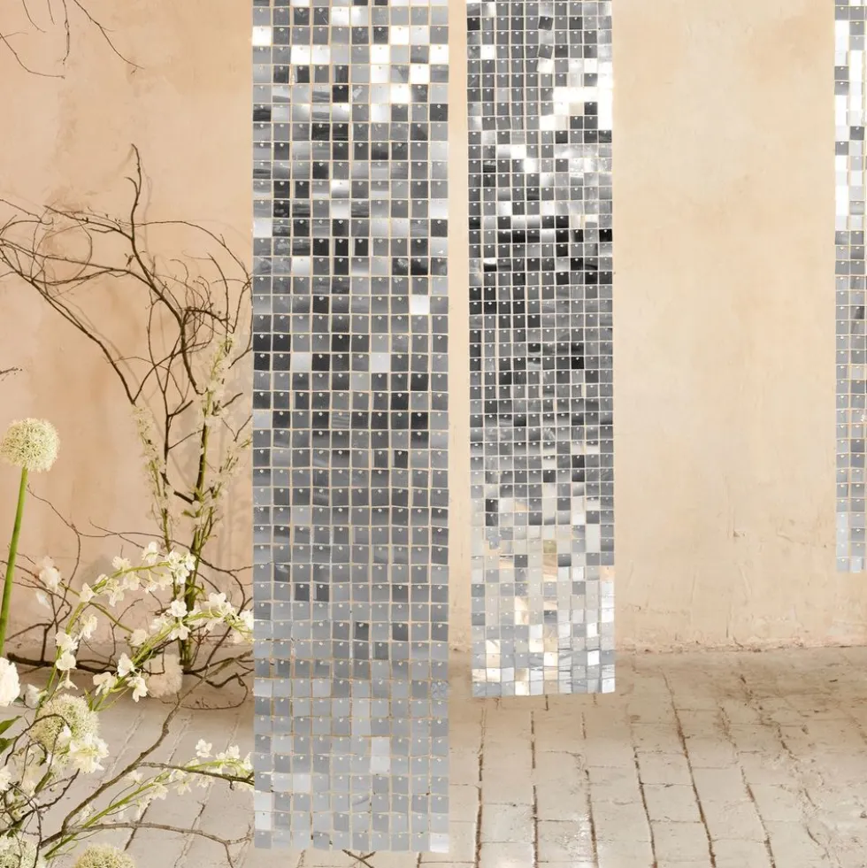 Backdrop Pailletpanel Sølv