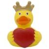 Badeand med Hjerteskilt