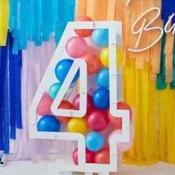 Ballonboks Tal Hvid