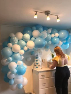 Ballonbue Blå/Hvid