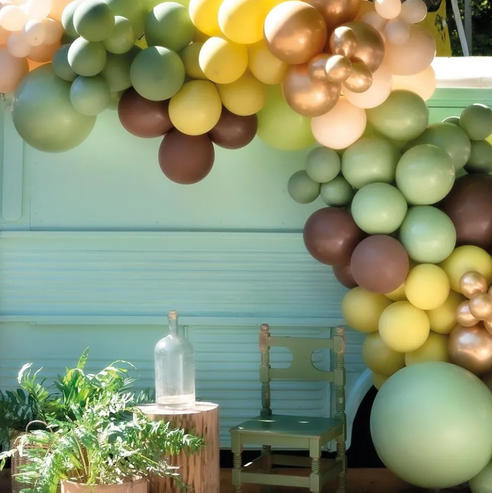 Ballonbue Grøn/Beige/Brun
