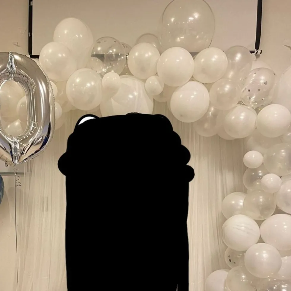 Ballonbue Hvid