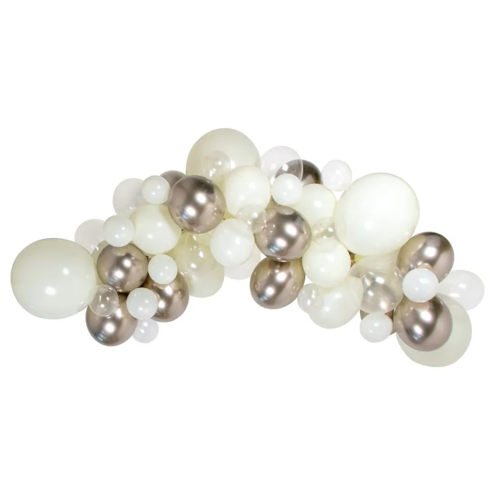 Ballonbue Ivory/Crystal/Chrome