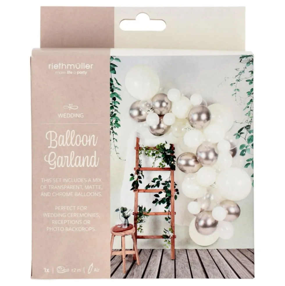 Ballonbue Ivory/Crystal/Chrome