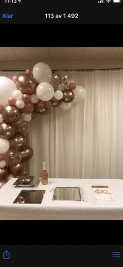 Ballonbue Rosaguld