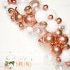 Ballonbue Roséguld/Hvid