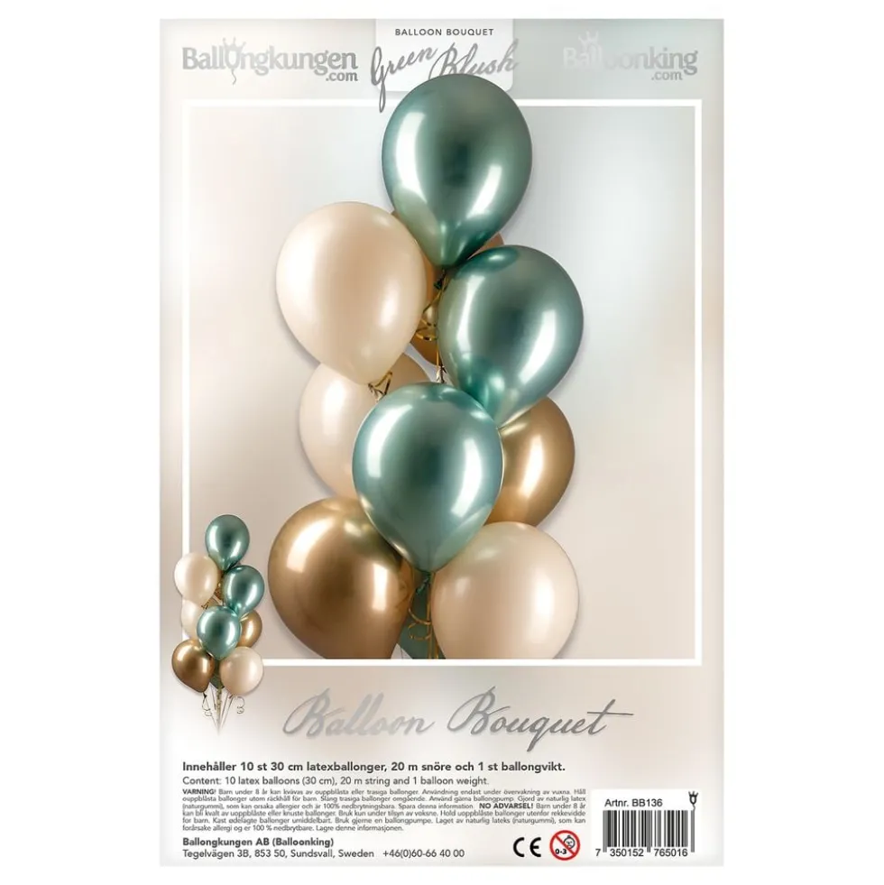 Ballonbuket Green Blush