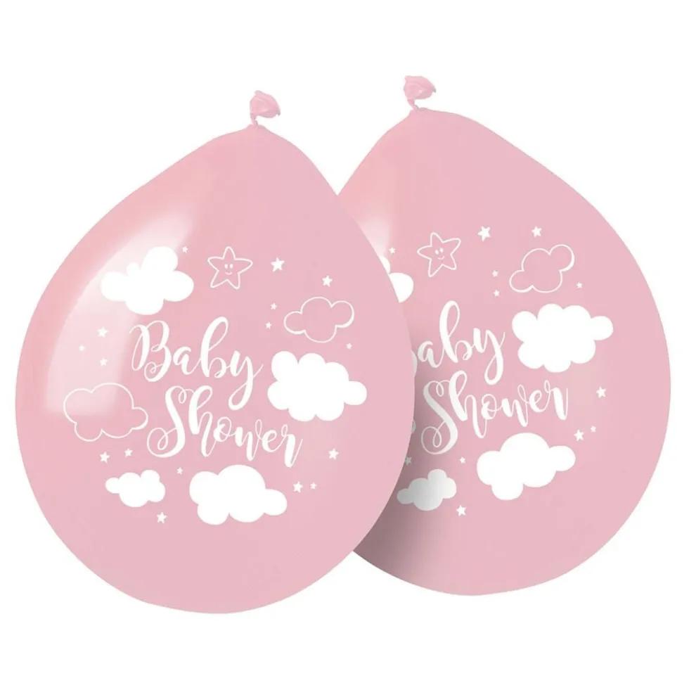 Balloner Baby Shower Lyserød