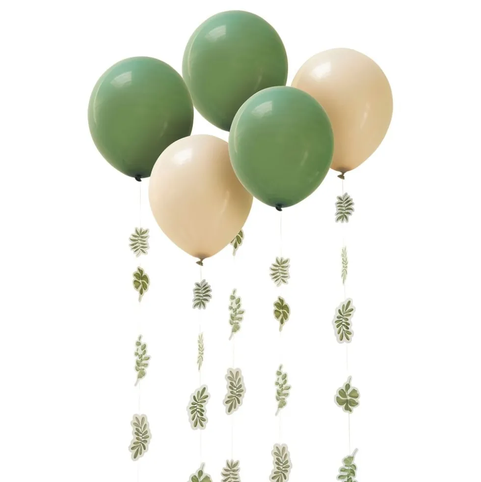 Balloner Grønne Blade Botanic