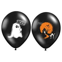 Balloner Halloween Sort/Orange Pastel