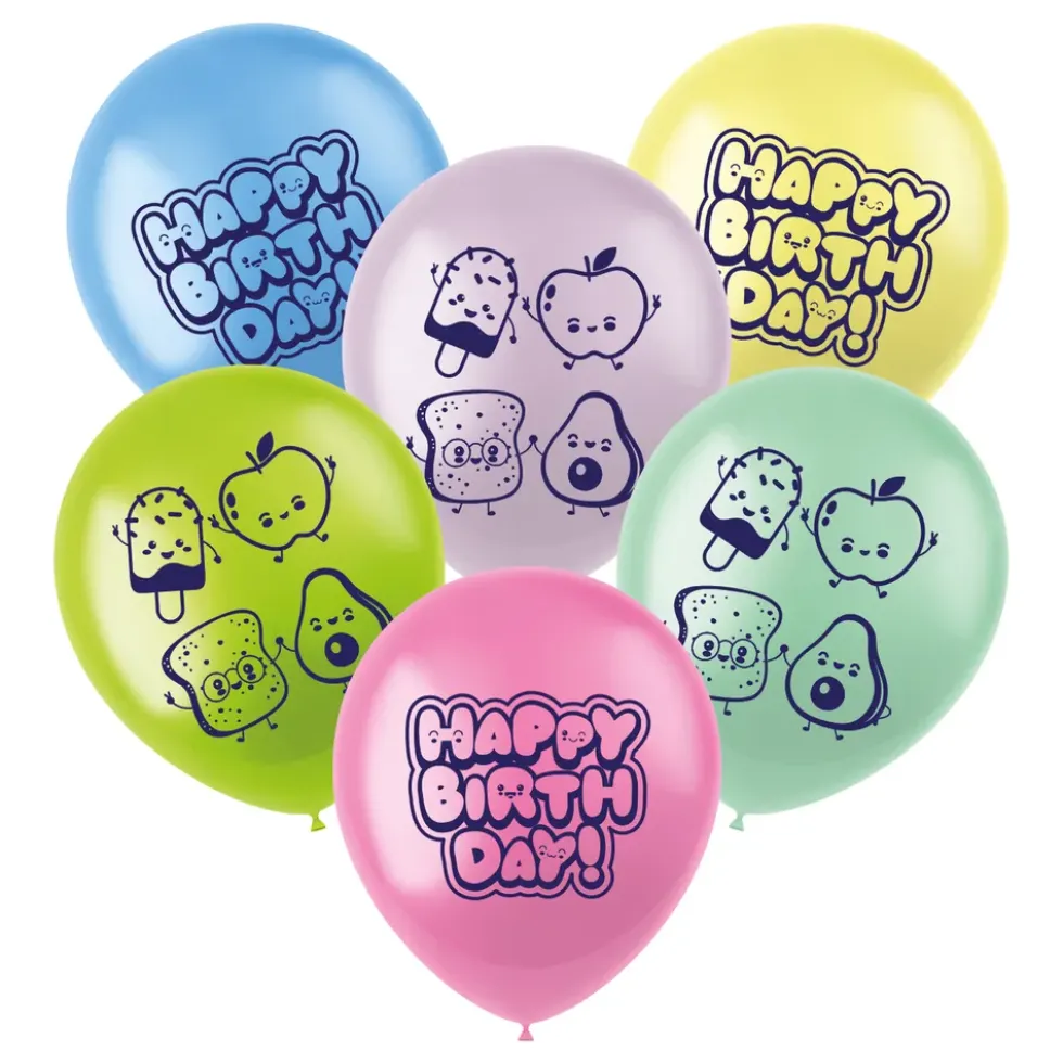 Balloner Happy Birthday Kawaii
