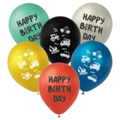 Balloner Happy Birthday Vejarbejde