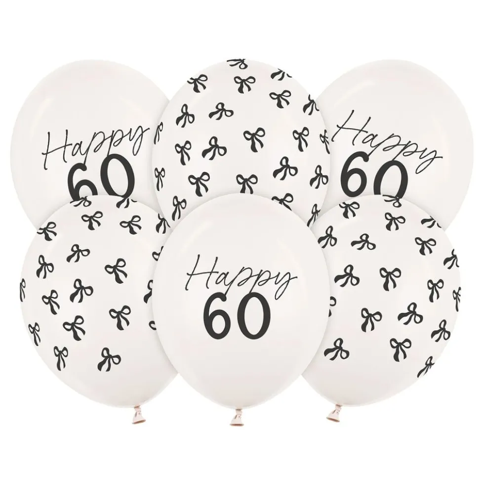 Balloner Happy 60 med Rosetter