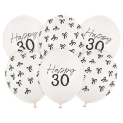 Balloner Happy 30 med Rosetter