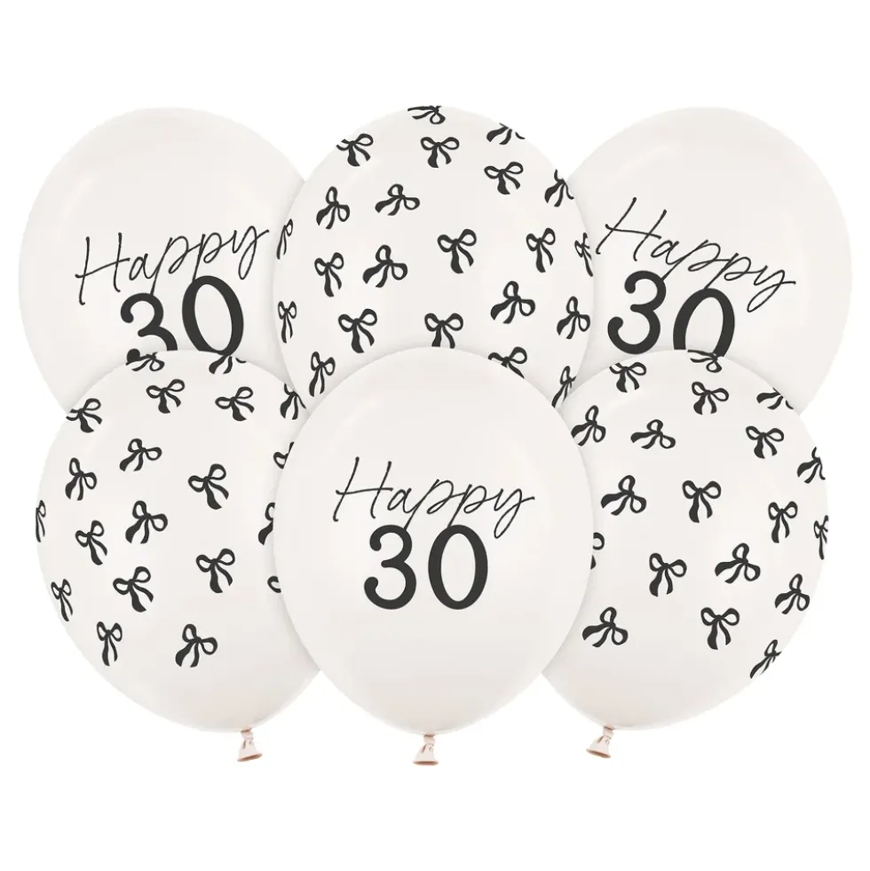 Balloner Happy 30 med Rosetter
