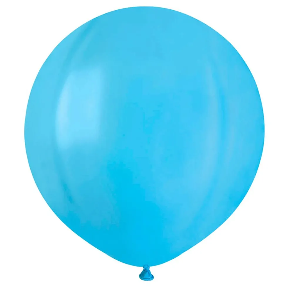 Balloner Lyseblå Runde Store