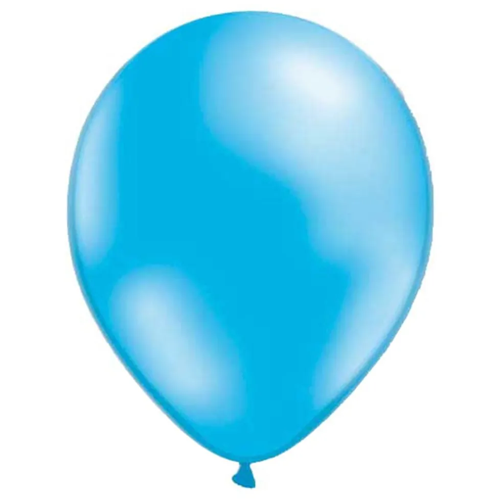 Balloner Metallic Lyseblå