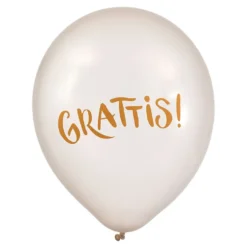 Balloner Perlemor "Grattis!"