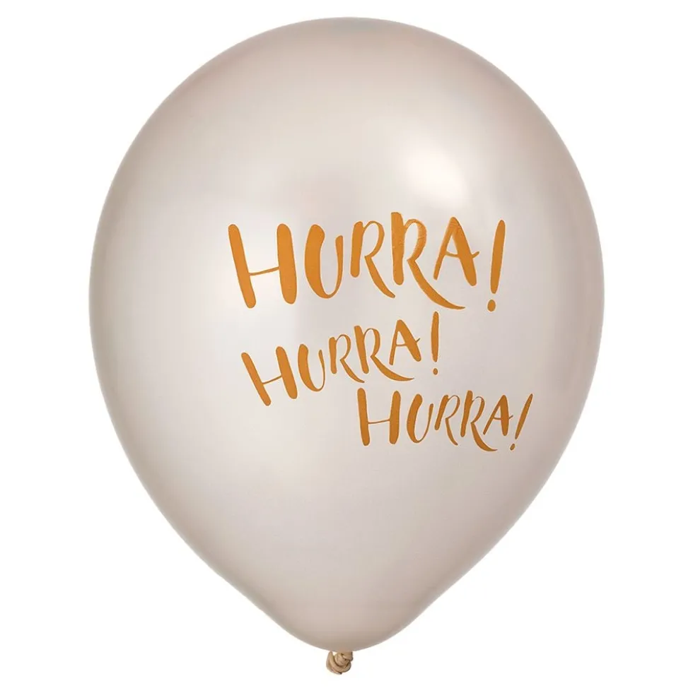 Balloner Perlemor Hurra! Hurra! Hurra!