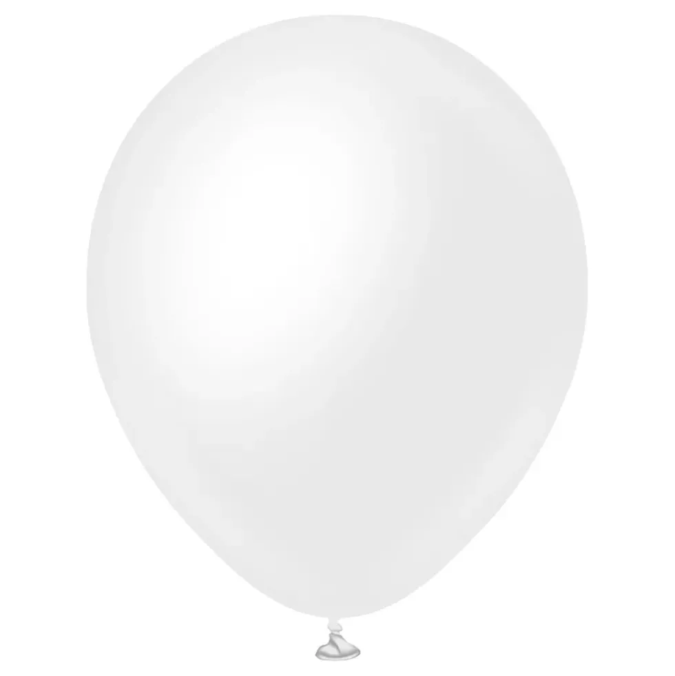 Balloner Professional Store Opaque Satin Snow White