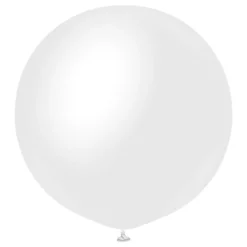 Balloner Professional Superstore Opaque Satin Snow White