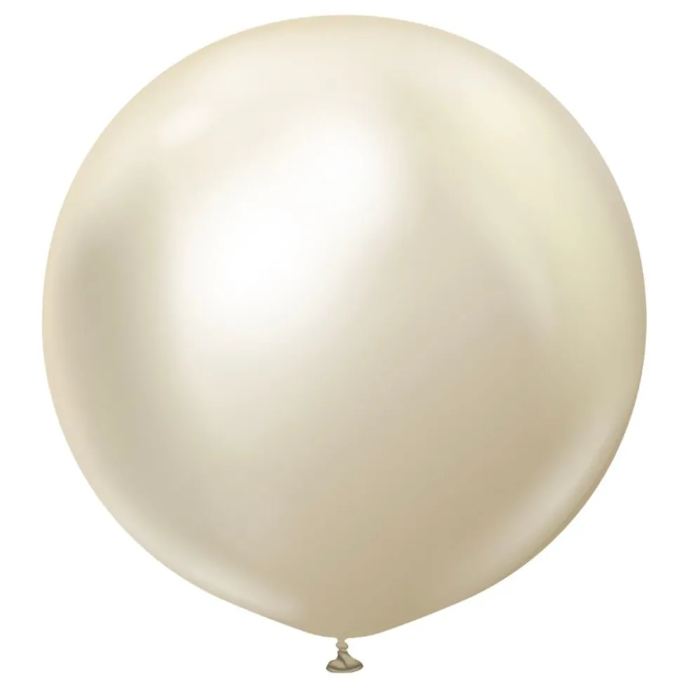 Balloner Professionel Superstore White Gold Chrome