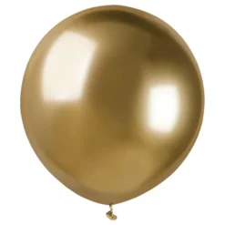 Balloner Shiny Guld Runde Store