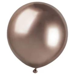 Balloner Shiny Rosaguld Runde Store
