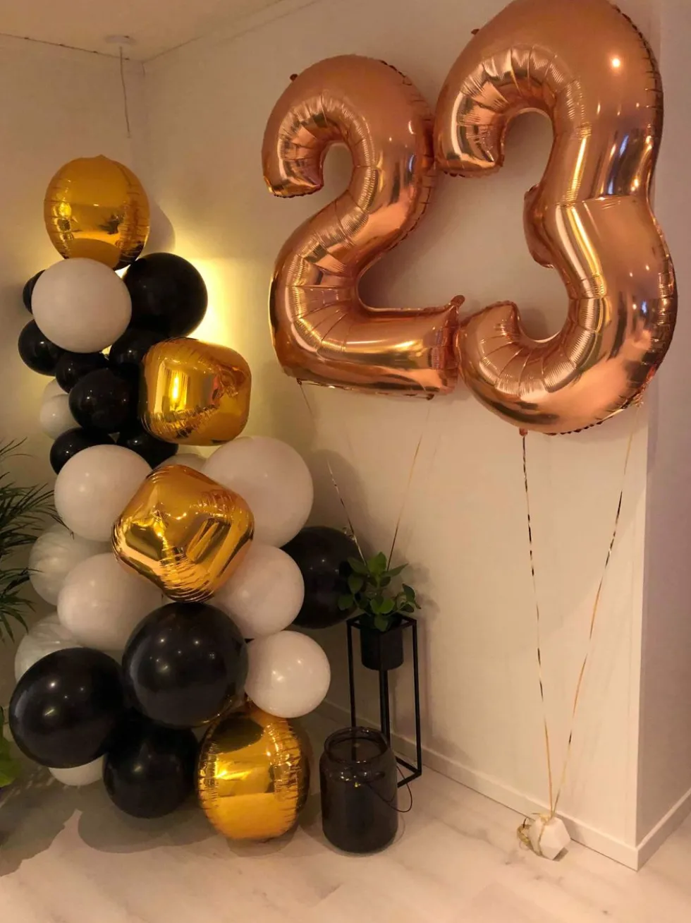 Balloner Sorte Runde Store