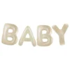 Ballongguirlande Baby Cremehvid