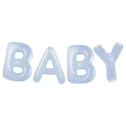 Ballongguirlande Baby Pastelblå