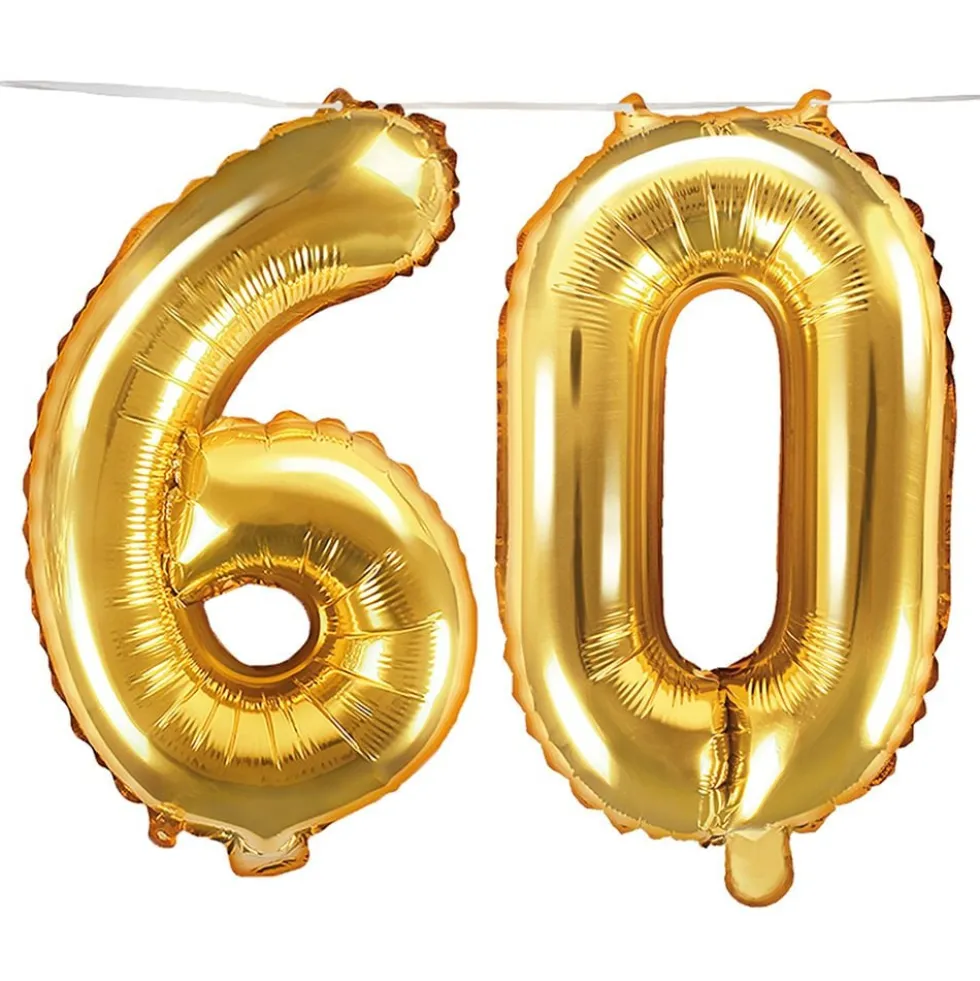 Ballonguirlande 60 Guld/Champagne