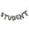 Ballonguirlande Student Sølv Metallic