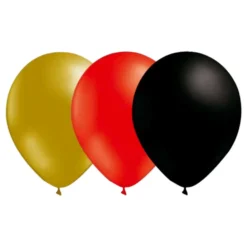 Ballonkombi Guld/Rød/Sort